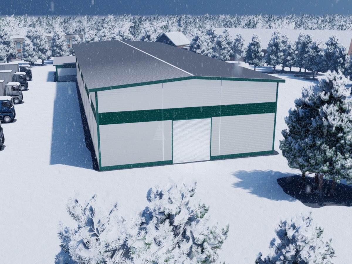 3D визуализация СТО из сэндвич-панелей - фото 3